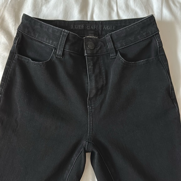 American eagle black skinny jeans - Picture 2 of 4